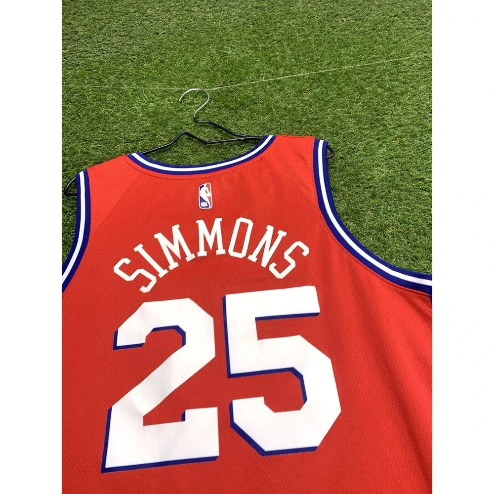 Ben Simmons Philadelphia 76ers Nike Jersey Mens Size 56 Dri-Fit 2XL #25 Sports